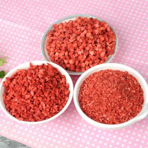 Freeze-dried Diced Strawberries